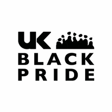 the UK black pride logo